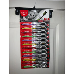 Colgate Super Flexi Charcoal Toothbrush, 10+2 (Soft)
